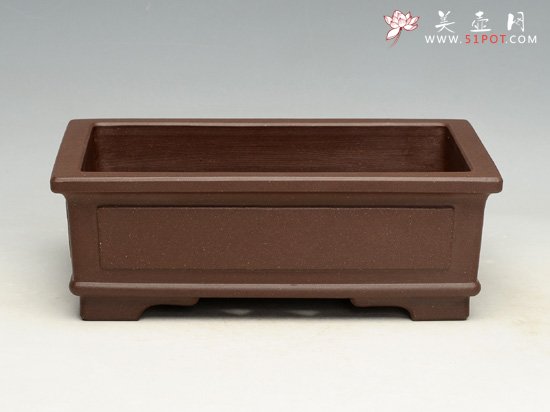 紫砂壶图片：凸块长方盆 - 美壶网