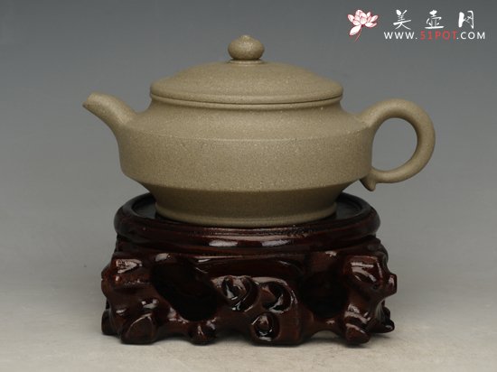 紫砂壶图片：灰段系列5  容量：150cc - 美壶网