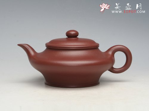 紫砂壶图片：虚扁B - 美壶网