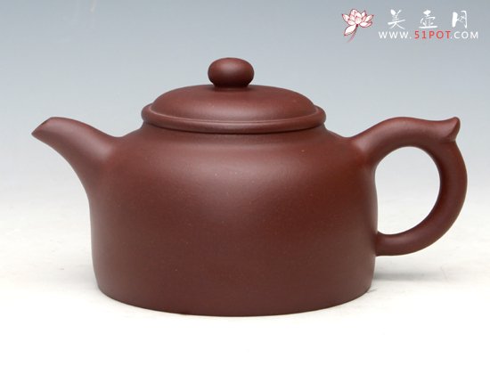 紫砂壶图片：飞把（紫泥）400ML - 美壶网