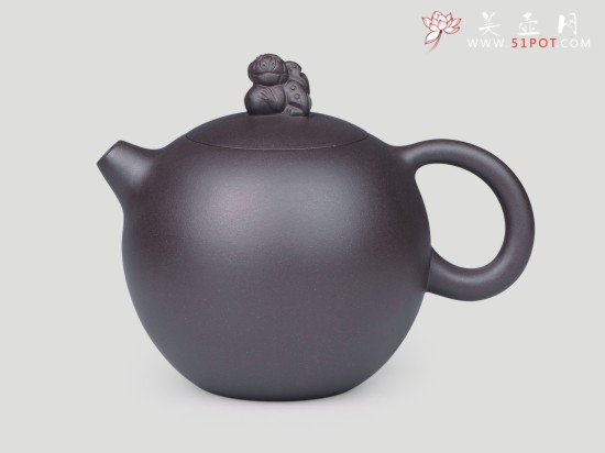 紫砂壶图片：狮球 - 美壶网