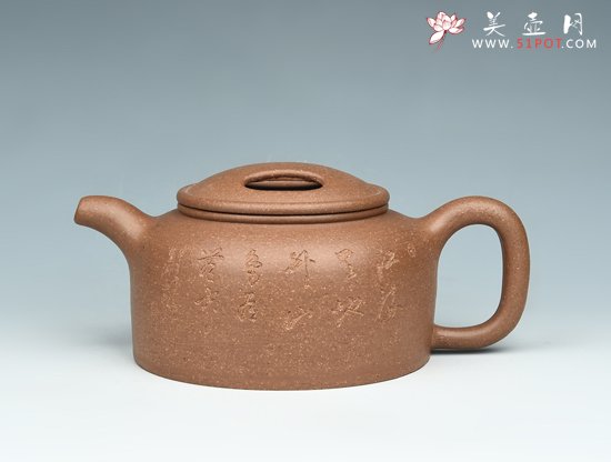 紫砂壶图片：牛盖莲子 - 美壶网