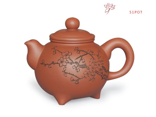 紫砂壶图片：三足宝鼎壶  泥料... - 美壶网