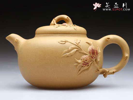 紫砂壶图片：石榴 - 美壶网