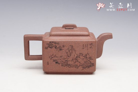 紫砂壶图片：亚明四方 - 美壶网