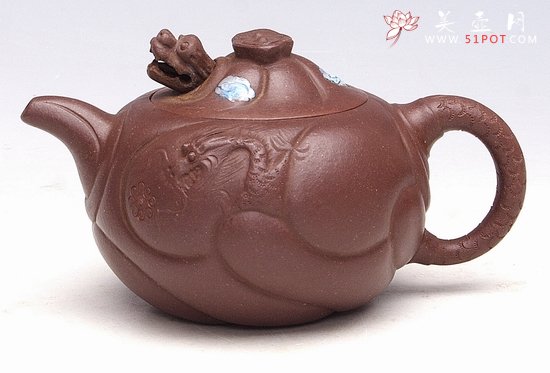 紫砂壶图片：小鱼化龙 - 美壶网