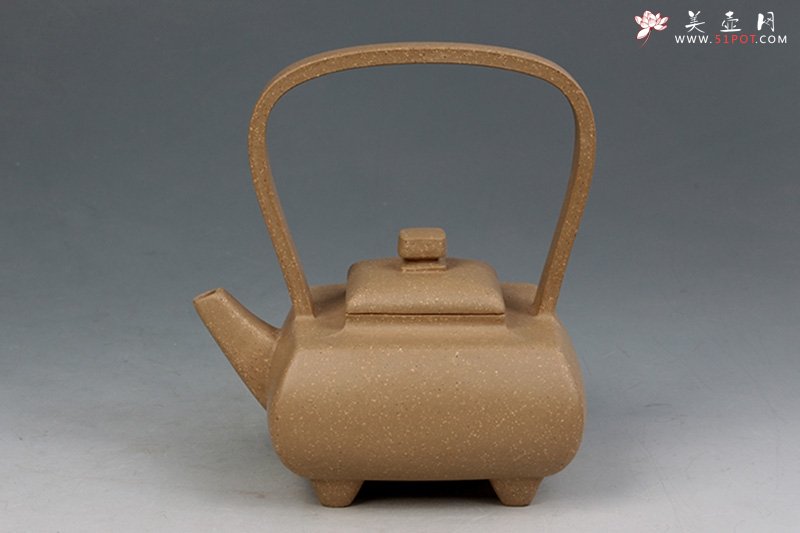 紫砂壶图片：四方提梁 - 美壶网