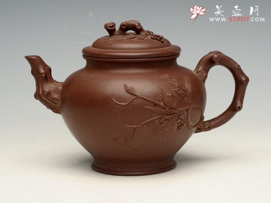 紫砂壶图片：报春 泥料：底槽清 280cc - 美壶网