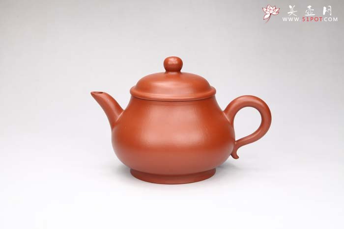 紫砂壶图片：潘壶 朱泥 - 美壶网