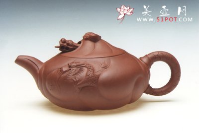 紫砂壶图片：鱼化龙 - 美壶网