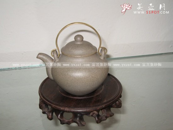 紫砂壶图片：福秋提梁 - 美壶网