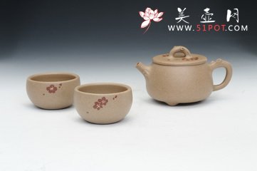 紫砂壶图片：吉祥瓢（吉祥制，王玉美绘） - 美壶网