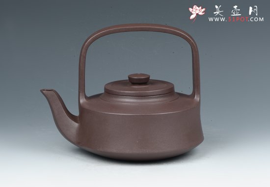 紫砂壶图片：提璧提梁 - 美壶网