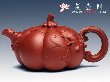 紫砂壶图片：南瓜 - 美壶网