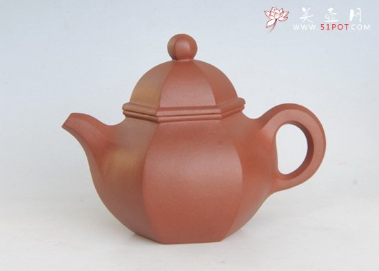 紫砂壶图片：六方掇球 - 美壶网