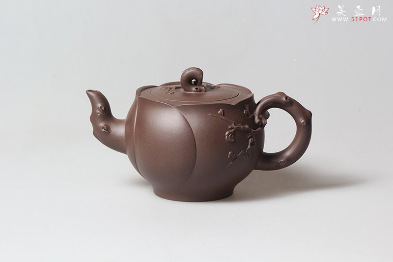 紫砂壶图片：梅花 - 美壶网