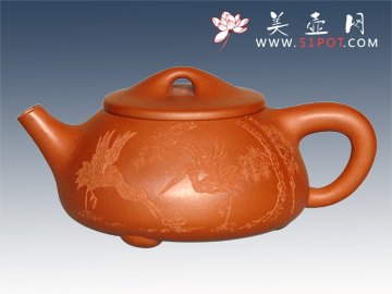 紫砂壶图片：鹤舞 - 美壶网