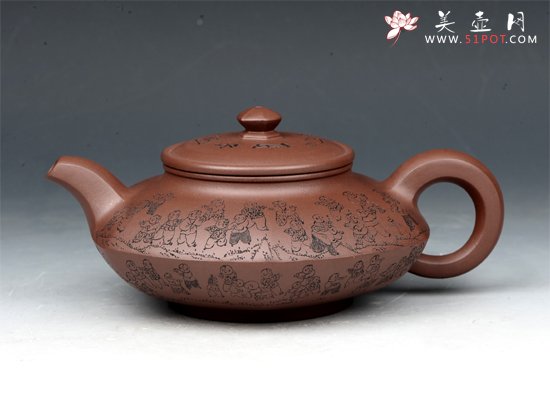 紫砂壶图片：六六大顺 - 美壶网