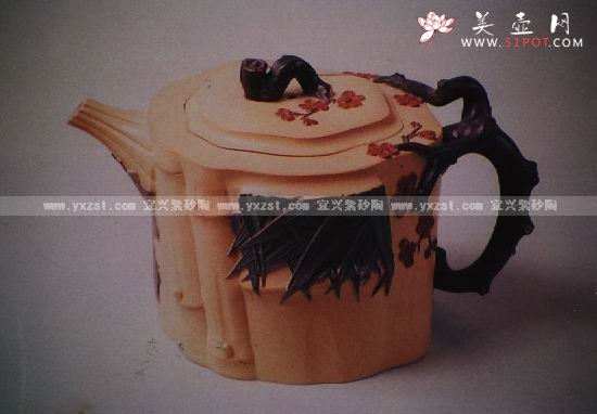 紫砂壶图片：四君子壶 - 美壶网