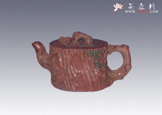 紫砂壶图片：金钱松 - 美壶网