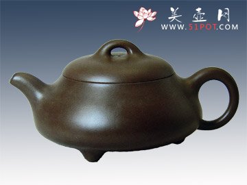 紫砂壶图片：矮石瓢 - 美壶网