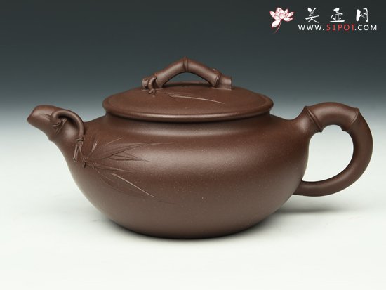紫砂壶图片：仿古竹 - 美壶网