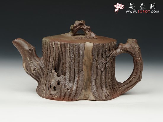 紫砂壶图片：松桩 - 美壶网