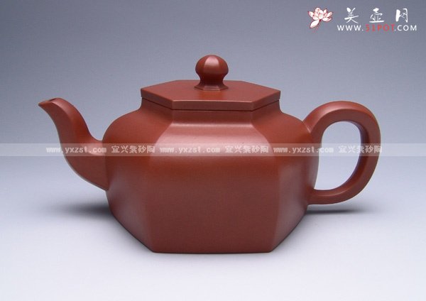 紫砂壶图片：六方平安 - 美壶网