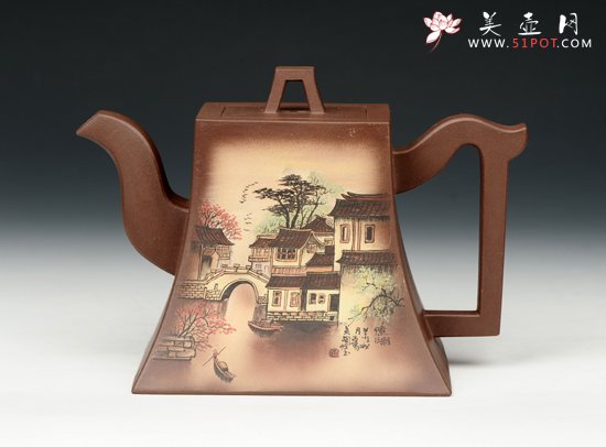 紫砂壶图片：方中 - 美壶网