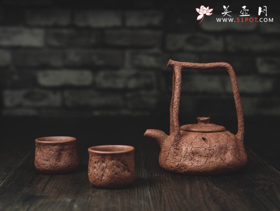 紫砂壶图片：知春提梁壶 - 美壶网