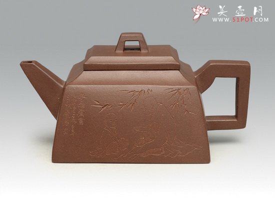 紫砂壶图片：方尊 拷贝 - 美壶网