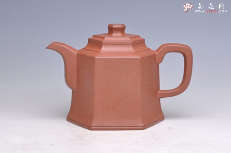 紫砂壶图片：六方金钟 - 美壶网