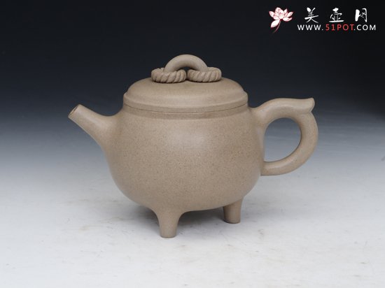 紫砂壶图片：三足鼎立 - 美壶网