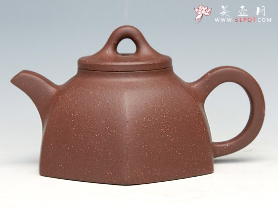紫砂壶图片：六方半瓢壶（程艳 ... - 美壶网
