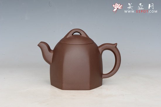 紫砂壶图片：六方秦权 - 美壶网
