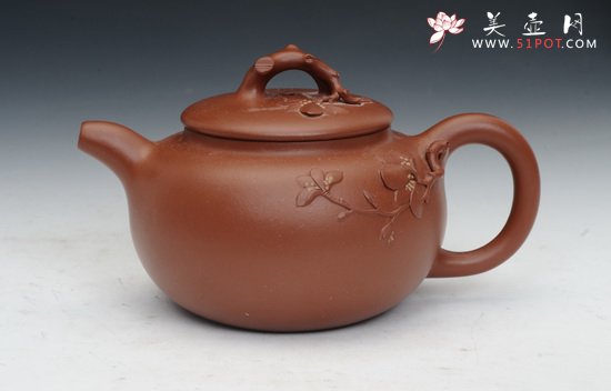 紫砂壶图片：玉兰花 - 美壶网