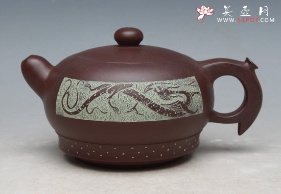 紫砂壶图片：龙山遗韵 - 美壶网