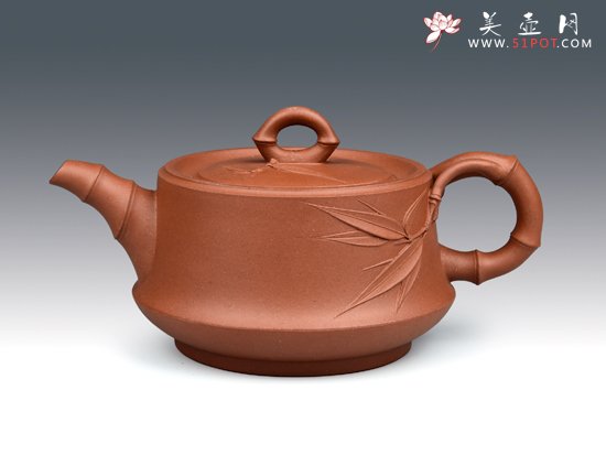 紫砂壶图片：劲竹 - 美壶网