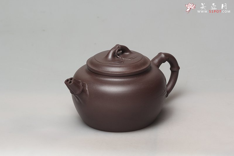 紫砂壶图片：竹韵 - 美壶网