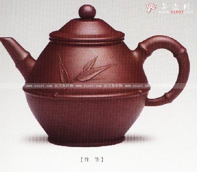 紫砂壶图片：竹笠 - 美壶网