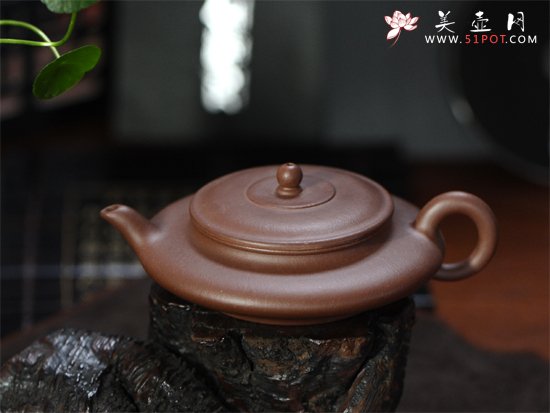 紫砂壶图片：虚扁 - 美壶网