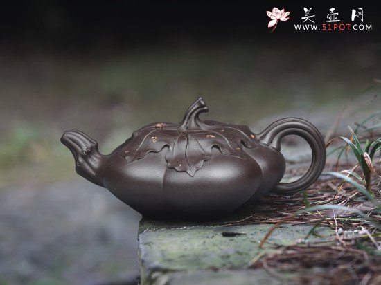 紫砂壶图片：瓜熟蒂落 - 美壶网