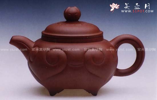 紫砂壶图片：平安如意 - 美壶网