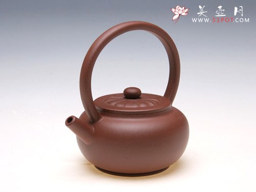 紫砂壶图片：华盖提梁 - 美壶网