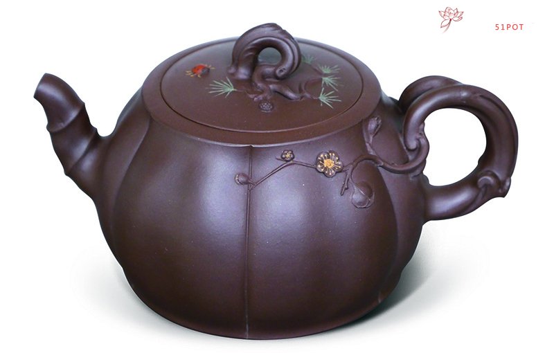 紫砂壶图片：筋囊三友 - 美壶网