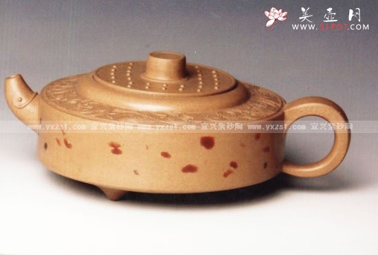 紫砂壶图片：三足如意1 - 美壶网