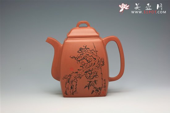 紫砂壶图片：梅竹双清 - 美壶网