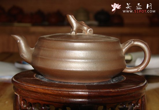 紫砂壶图片：高升壶 - 美壶网