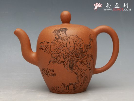 紫砂壶图片：中国古典名著《红楼梦》之十二金钗 - 美壶网