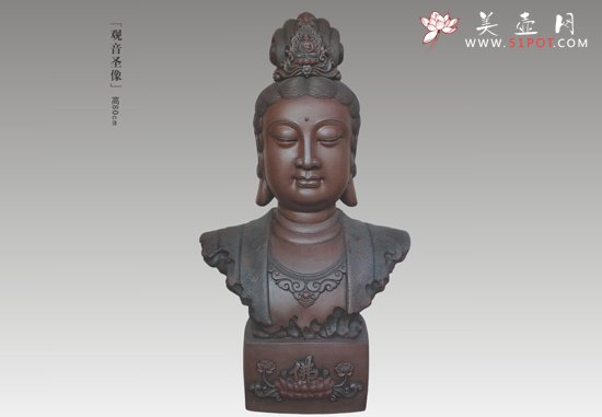 紫砂壶图片：观音圣像 - 美壶网